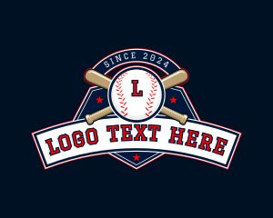 Baseball Club - Baseball Sports League logo design