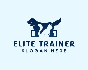 Dog Cat Veterinary logo design