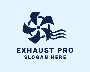 Exhaust - Fan Exhaust Ventilation logo design