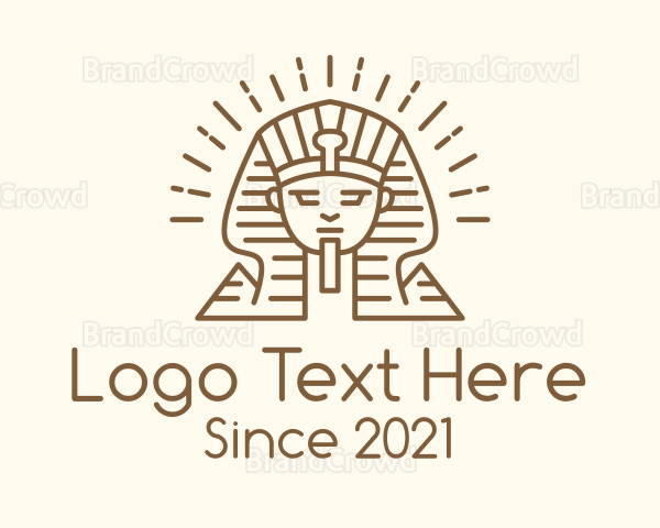 Ancient Egypt Sphinx Logo