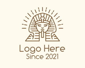 Ancient - Ancient Egypt Sphinx logo design