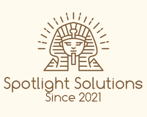 Ancient Egypt Sphinx  logo design