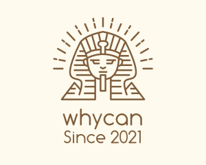 Ancient Egypt Sphinx  logo design
