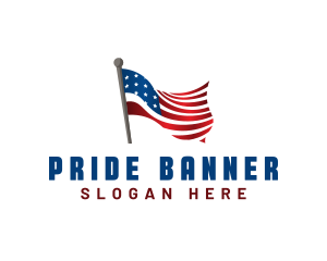 American Flag Nation logo design