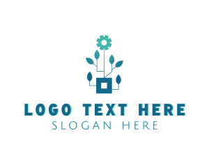 Laboratory - Gear Leaf Biotech logo design