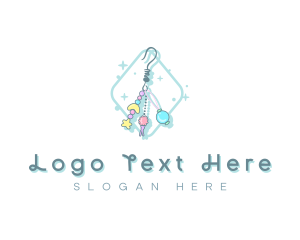 Sparkle - Bead Earring Accessory logo design