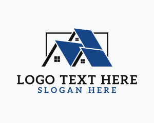 House Roof Realtor logo design