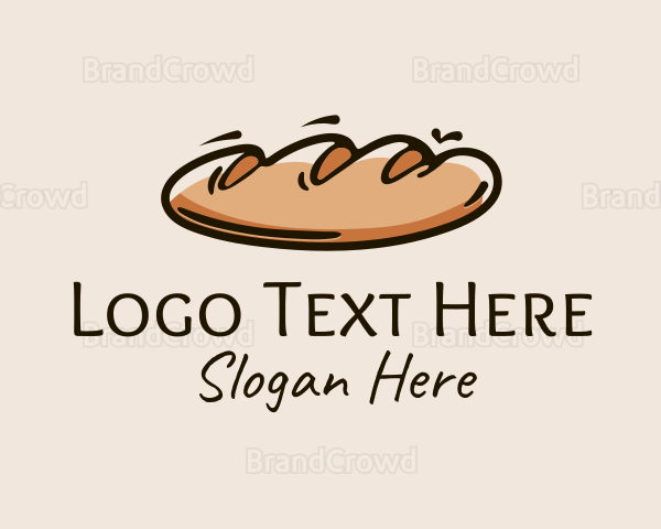 Fresh Bread Loaf Logo