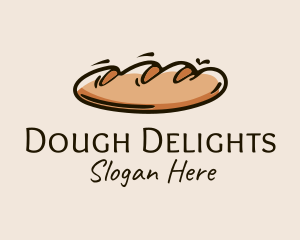 Dough - Fresh Bread Loaf logo design
