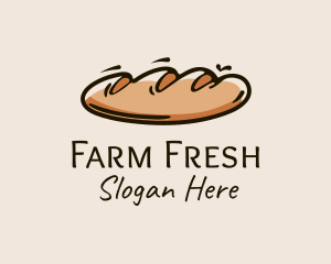 Fresh Bread Loaf  logo design