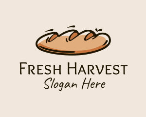 Fresh - Fresh Bread Loaf logo design