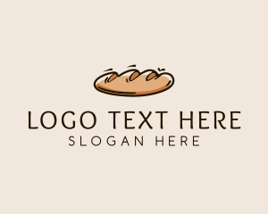 Baguette - Fresh Bread Loaf logo design