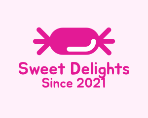 Sweet Candy Dessert  logo design