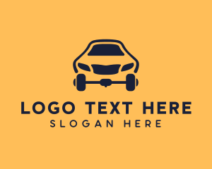 Transportation - Car Chassis Repair logo design