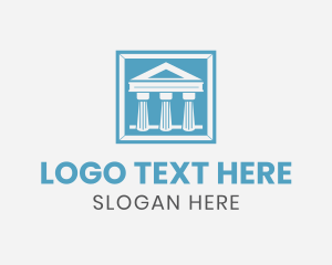 Senate - Parthenon Pillar Company logo design
