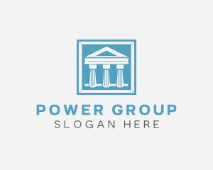 Group - Finance Column Temple logo design
