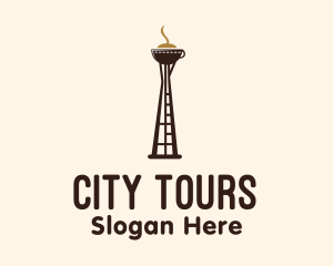 Sightseeing - Seattle Coffee Tower logo design