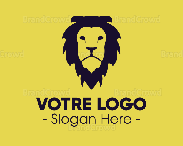 Feline Wild Lion Logo