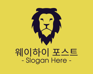 Feline Wild Lion logo design