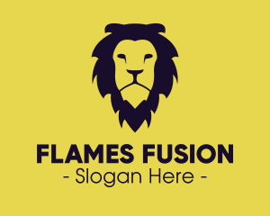 Feline Wild Lion logo design