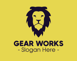 Feline Wild Lion logo design