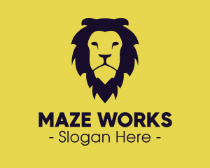 Feline Wild Lion logo design