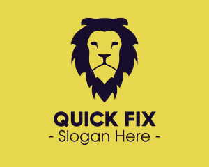 Feline Wild Lion logo design