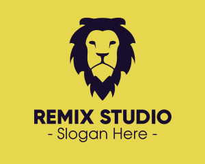 Feline Wild Lion logo design