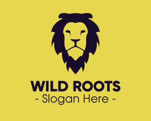 Feline Wild Lion logo design