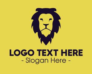 Wild - Feline Wild Lion logo design
