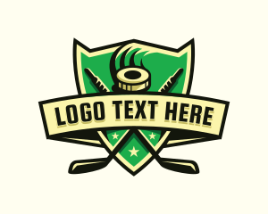 Puck - Hockey Sports Team logo design