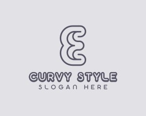 Curvy - Generic Creative Studio Letter E logo design