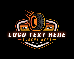 Tire - Auto Tire Garage logo design