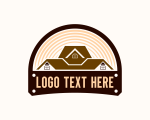 House - Repair Roof Residence logo design