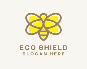 Pesticide - Honey Bee Insect logo design