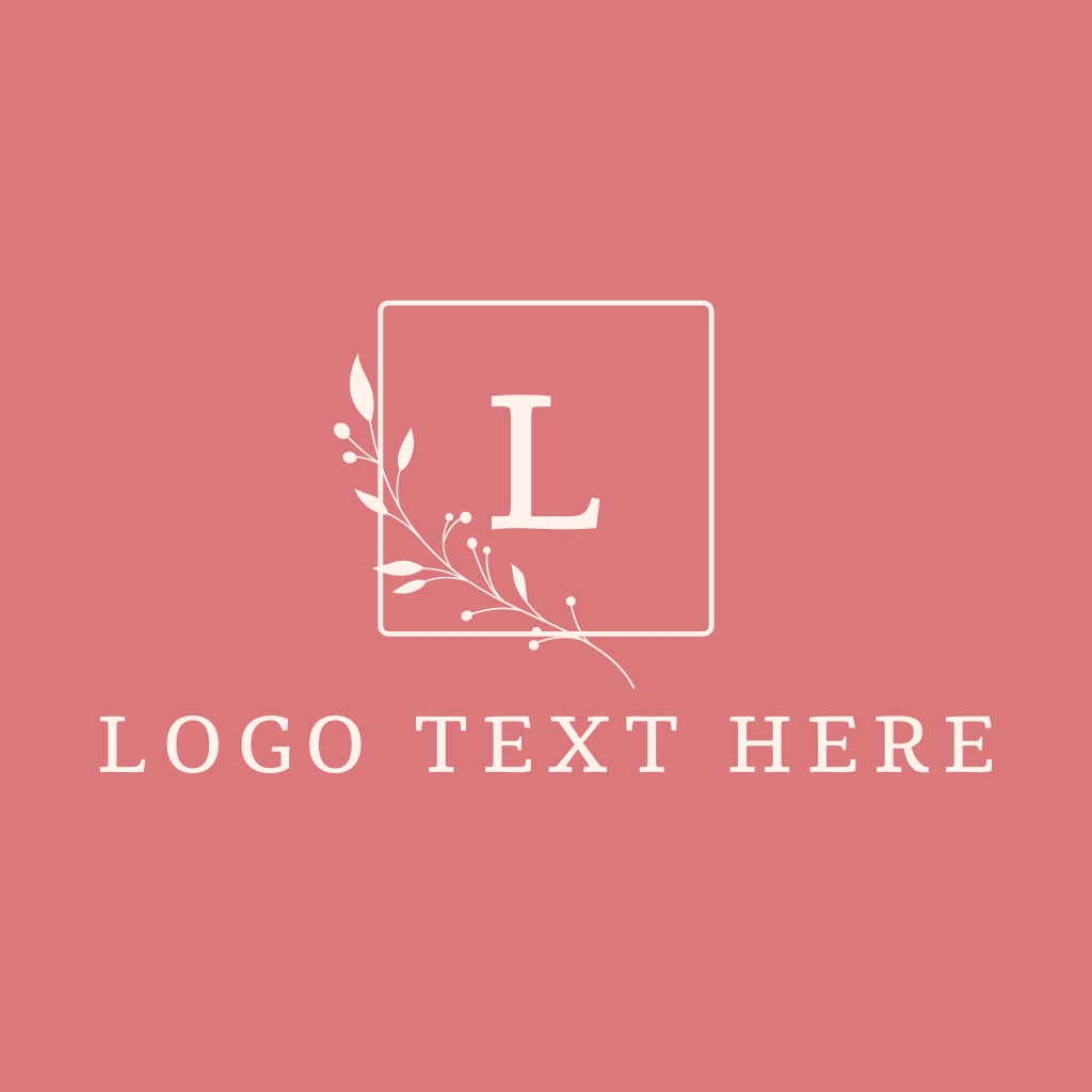 Pink Elegant Lettermark Logo | BrandCrowd Logo Maker