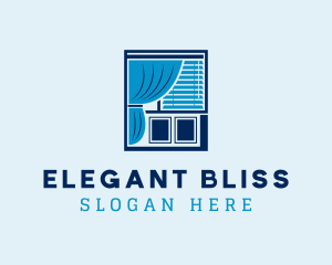 Window Blinds Curtains Logo