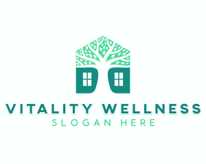 Sustainable Wellness Tree logo design