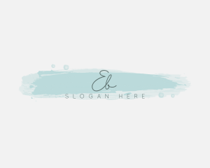 Stationery - Feminine Watercolor Signature logo design