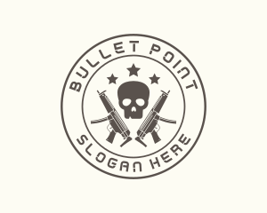 Gun - Rifle Gun Military logo design