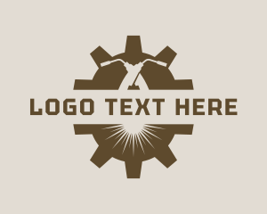 Worker - Welding Fabrication Metalwork logo design