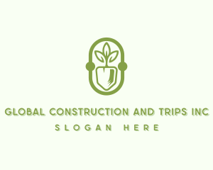 Landscaper - Plant Shovel Gardening logo design