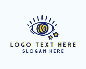 Artist - Creative Spiral Eye logo design