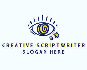 Creative Spiral Eye logo design