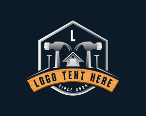 Remodeling - Hammer Carpentry Construction logo design