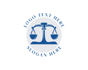 Court Weighing Scale logo design