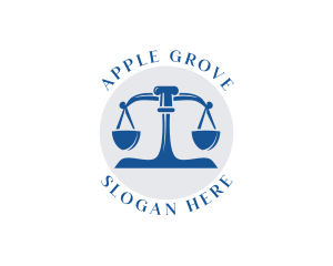 Court Weighing Scale logo design