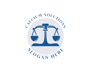 Court Weighing Scale logo design