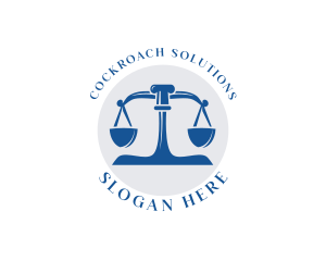 Court Weighing Scale logo design