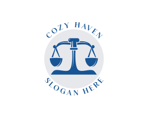 Court Weighing Scale logo design